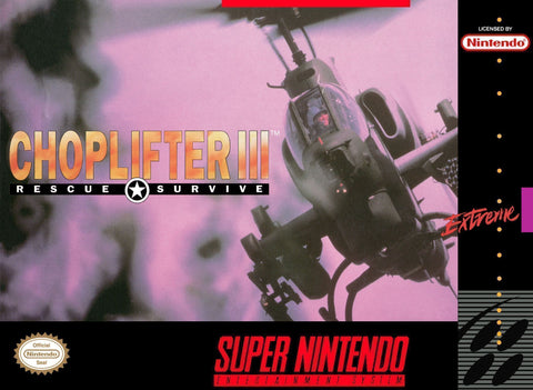Choplifter III SNES Used Cartridge Only