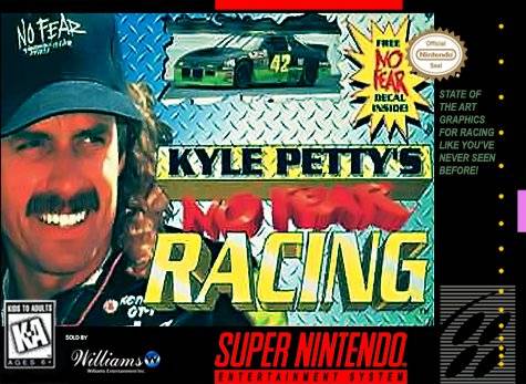 Kyle Pettys No Fear Racing SNES Used Cartridge Only