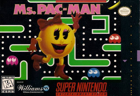 Ms Pac-Man SNES Used Cartridge Only