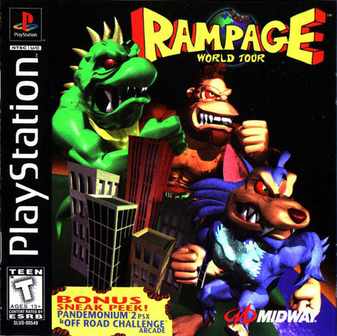 Rampage World Tour PS1 Used