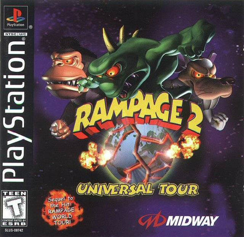 Rampage 2 Universal Tour PS1 Used