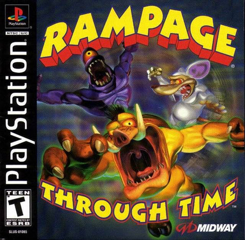 Rampage Through Time PS1 Used