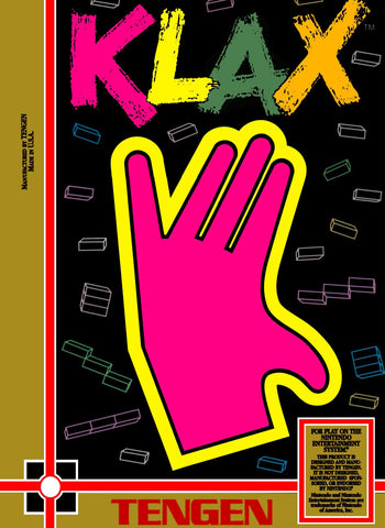 Klax NES Used Cartridge Only