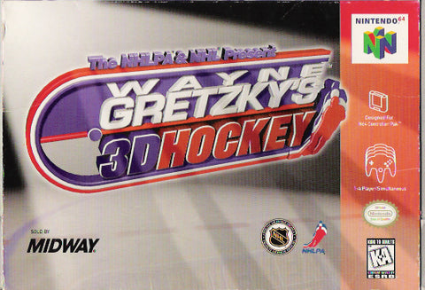 Wayne Gretzky 3D Hockey N64 Used Cartridge Only