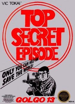 Golgo 13 Top Secret Episode NES Used Cartridge Only