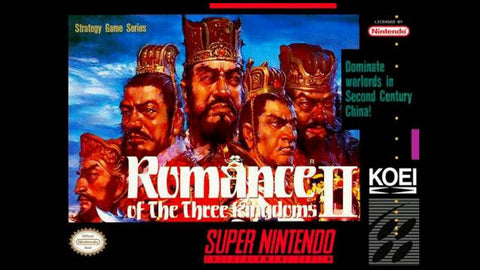 Romance of the Three Kingdoms II SNES Used Cartridge Only