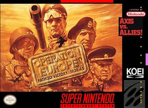 Operation Europe Path to Victory SNES Used Cartridge Only