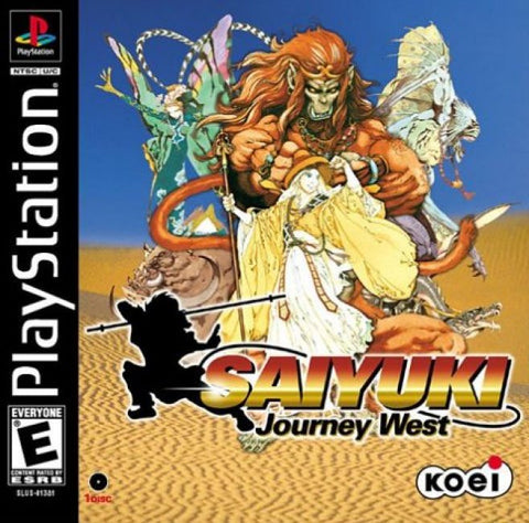 Saiyuki Journey West No Manual PS1 Used