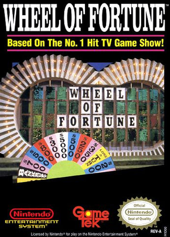 Wheel of Fortune NES Used Cartridge Only