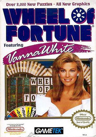 Wheel of Fortune Featuring Vanna White NES Used Cartridge Only