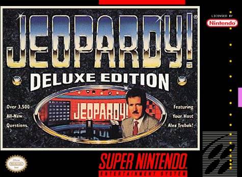 Jeopardy Deluxe Edition SNES Used Cartridge Only