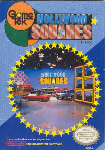 Hollywood Squares NES Used Cartridge Only