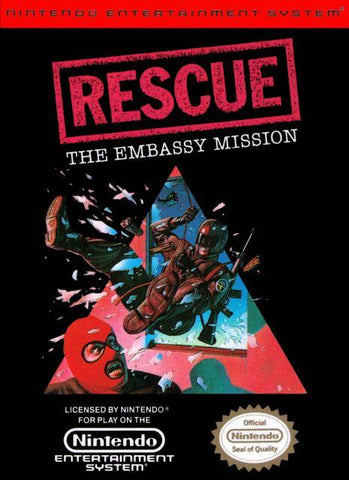 Rescue The Embassy Mission NES Used Cartridge Only