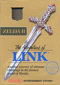 Zelda 2 The Adventure of Link Gray Cartridge Version NES Used Cartridge Only