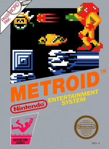 Metroid Yellow Cover NES Used Cartridge Only