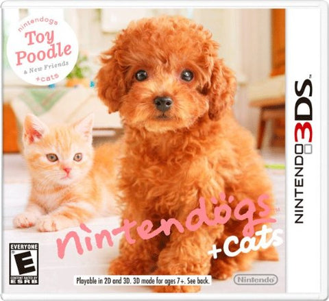 Nintendogs And Cats Toy Poodle 3DS Used Cartridge Only