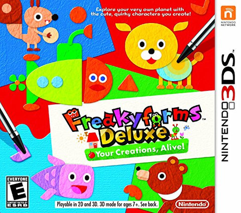 Freakyforms Deluxe Your Creations Alive 3DS Used