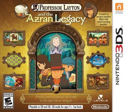 Professor Layton And The Azran Legacy 3DS New