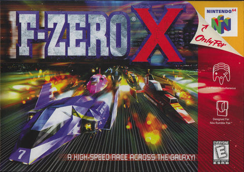 F Zero X N64 Used Cartridge Only