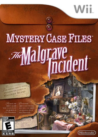 Mystery Case Files Malgrave Incident Wii Used