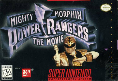 Power Rangers The Movie SNES Used Cartridge Only