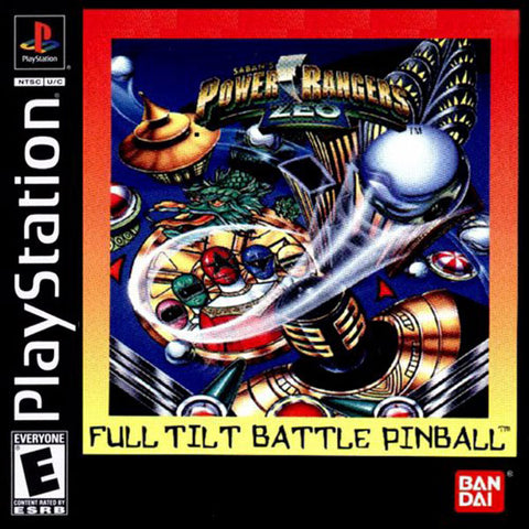 Power Rangers Zeo Battle Pinball PS1 Used