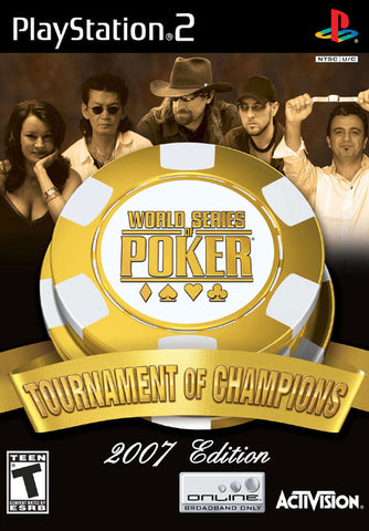 World Series Of Poker Tournament Of Champions PS2 Used