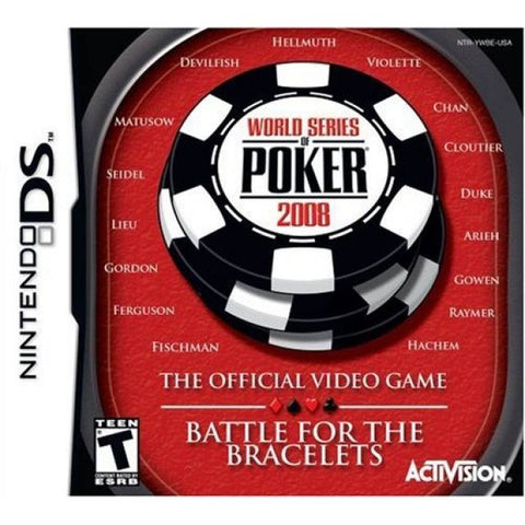 World Series Of Poker 2008 DS Used Cartridge Only