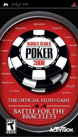 World Series Poker 2008 PSP Disc Only Used