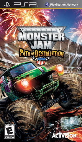Monster Jam Path Of Destruction PSP Disc Only Used