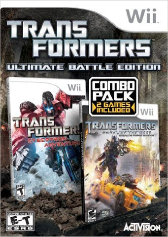 Transformers Ultimate Battle 2 Pack Wii Used