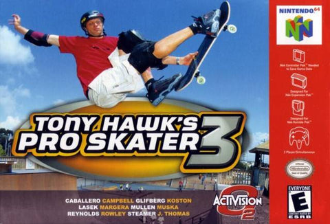 Tony Hawk Pro Skater 3 N64 Used Cartridge Only
