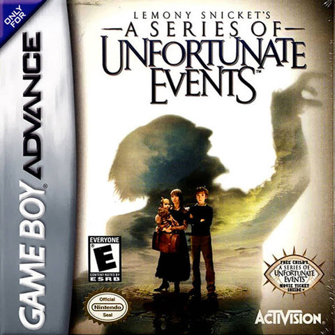 Lemony Snicket A Series Of Unfortunate Events Gameboy Advance Used Cartridge Only