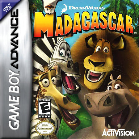 Madagascar Gameboy Advance Used Cartridge Only