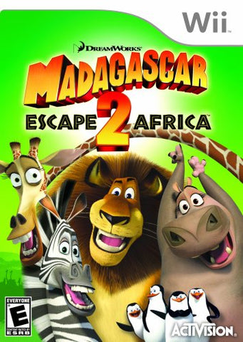 Madagascar 2 Escape 2 Africa Wii Used