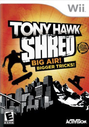 Tony Hawk Shred Game Only Skateboard Required Wii Used