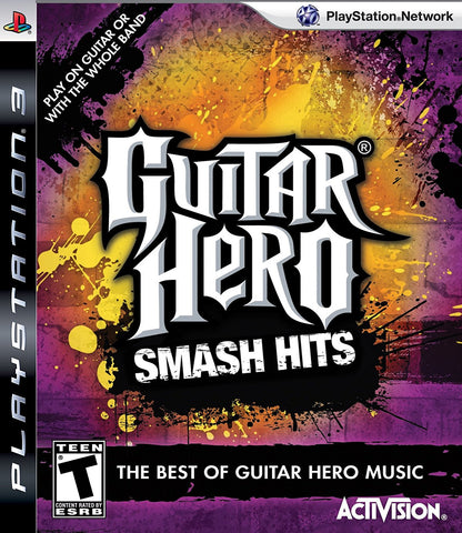 Guitar Hero Smash Hits Guitar Required PS3 Used