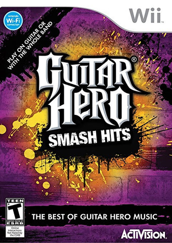Guitar Hero Smash Hits Game Only Instruments Required Wii Used