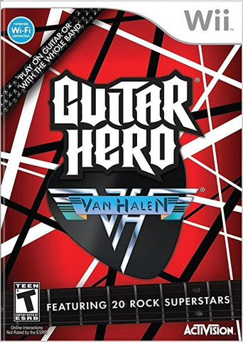 Guitar Hero Van Halen Game Only Instruments Required Wii Used