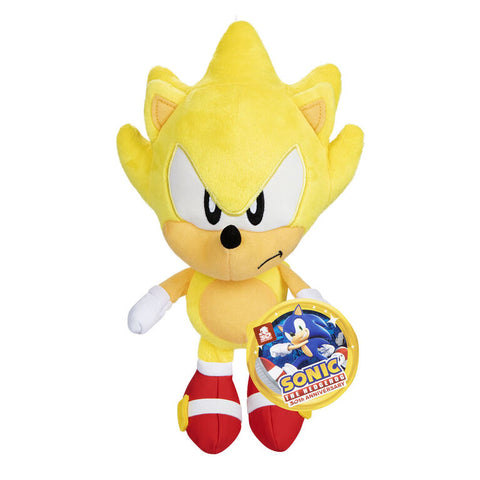 Sonic 30th Anniversary Plush Super Sonic New
