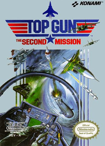 Top Gun The Second Mission NES Used Cartridge Only