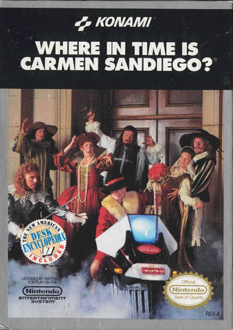 Where in Time is Carmen Sandiego NES Used Cartridge Only