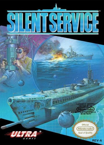 Silent Service NES Used Cartridge Only