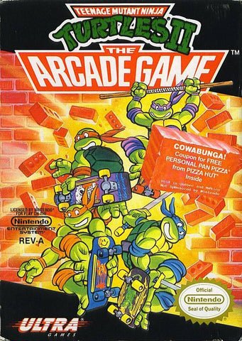 Teenage Mutant Ninja Turtles 2 The Arcade Game NES Used Cartridge Only
