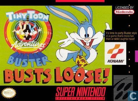 Tiny Toon Adventures Buster Busts Loose SNES Used Cartridge Only