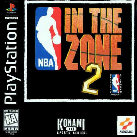 NBA in the Zone 2 PS1 Used