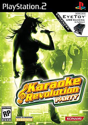 Karaoke Revolution Party Game Only Mic Required PS2 Used
