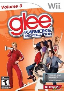 Karaoke Revolution Glee 3 Game Only Mic Required Wii Used