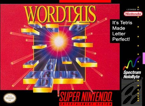 Wordtris SNES Used Cartridge Only