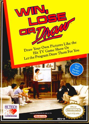 Win Lose or Draw NES Used Cartridge Only